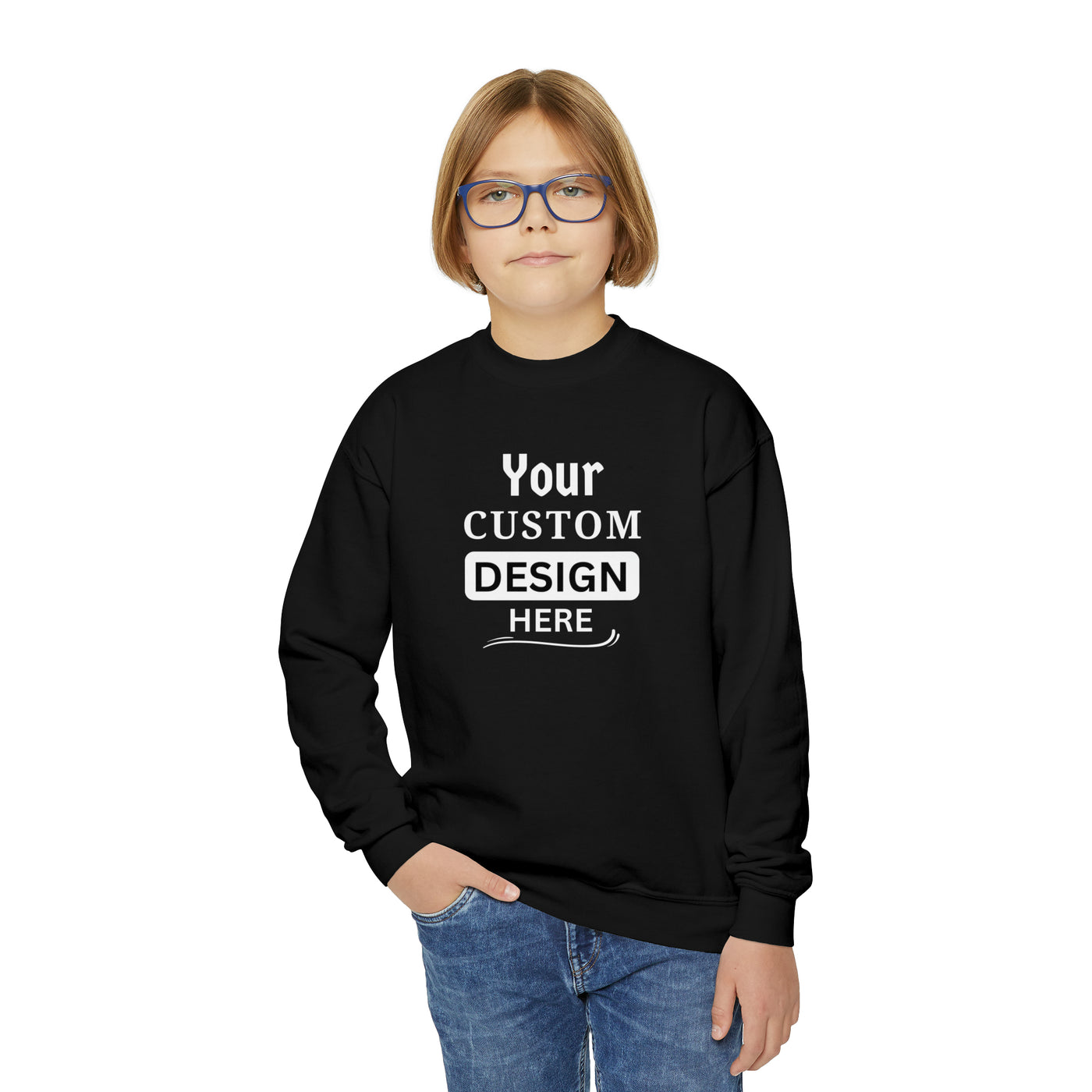 Custom Youth Crewneck Sweatshirt