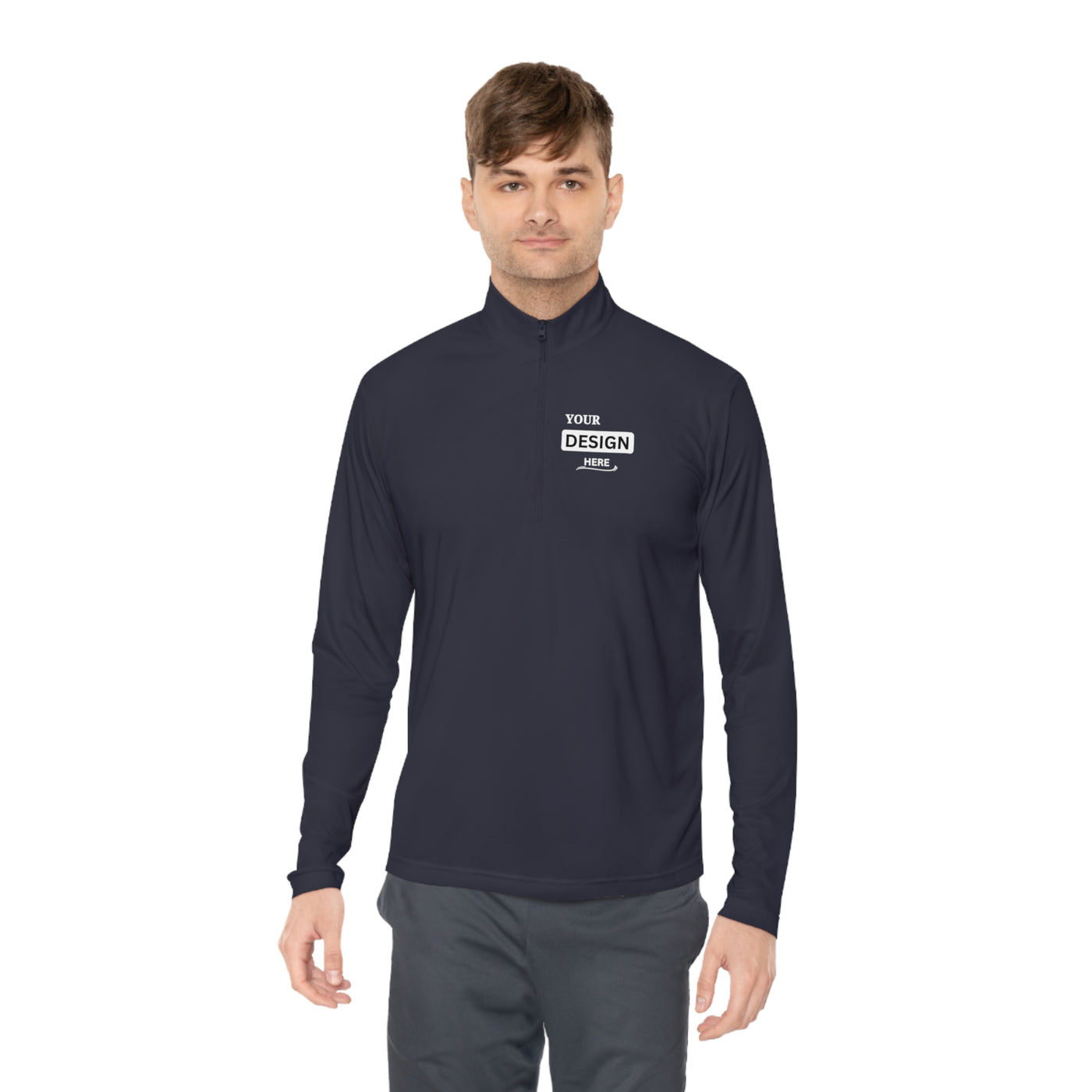 Custom Unisex Quarter-Zip Pullover
