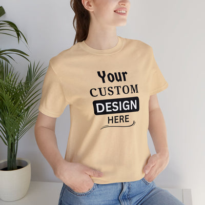 Camiseta de manga corta de jersey unisex personalizada