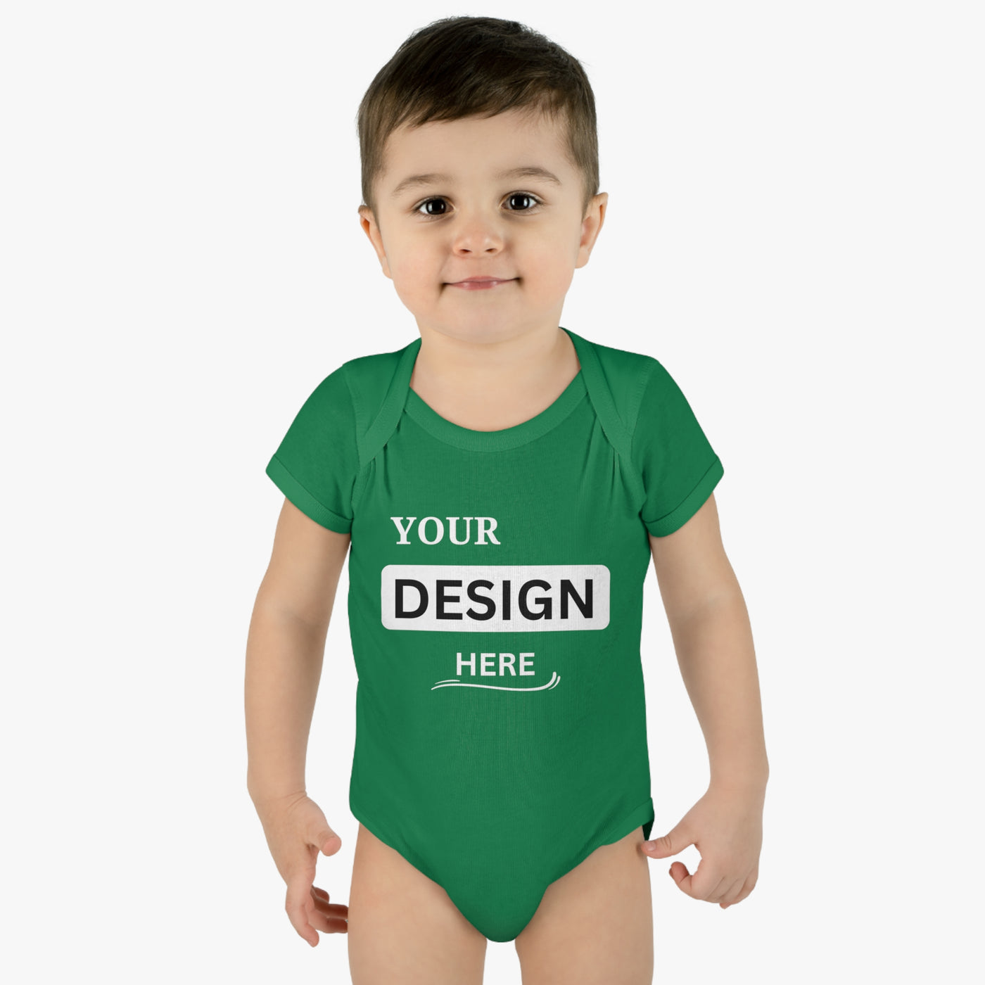 Custom Infant Baby Rib Bodysuit