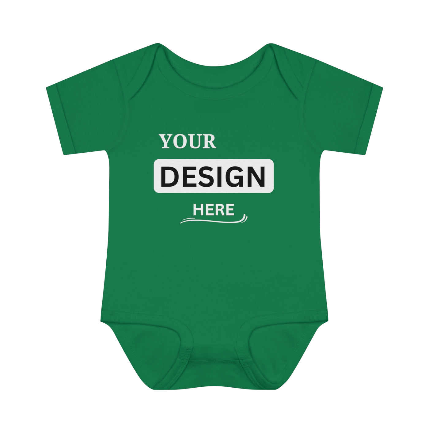 Custom Infant Baby Rib Bodysuit